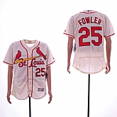Cardinals 25 Dexter Fowler Cream Flexbase Jersey Dzhi,baseball caps,new era cap wholesale,wholesale hats